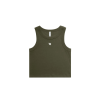 ll womens organic rib crop tank
