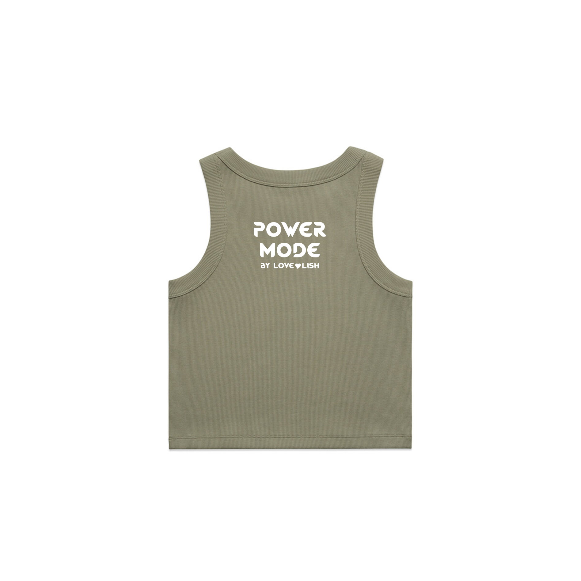 ll womens organic rib crop tank