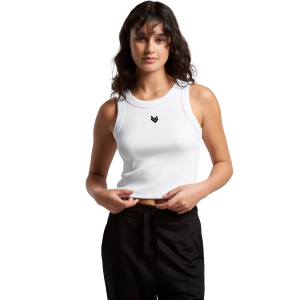 ll womens organic rib crop tank